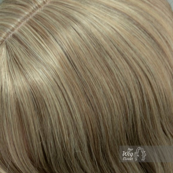 Ashy Blonde Wavy Wig with Bangs | Alicia - Picture 12 of 12